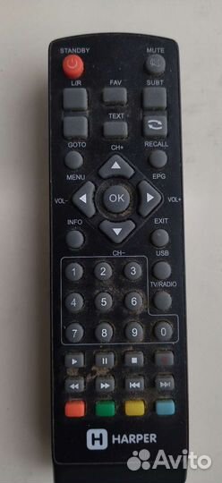 Пульт ду для ресивера Harper телевизора