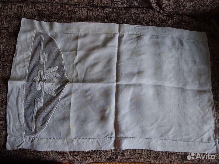 Старинные вышитые полотенца, кружево, мережка, лен