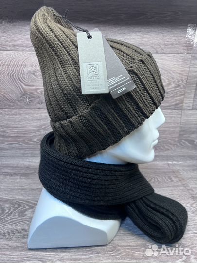 Шапка вязаная из хлопка, Zetta