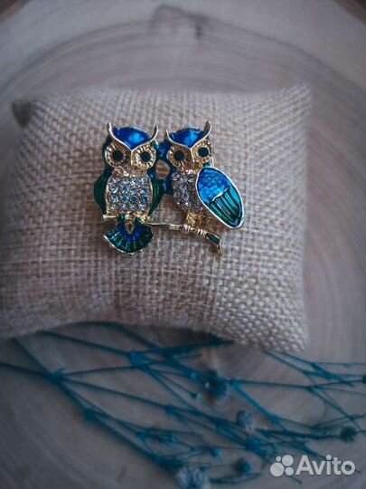 Брошь сова
