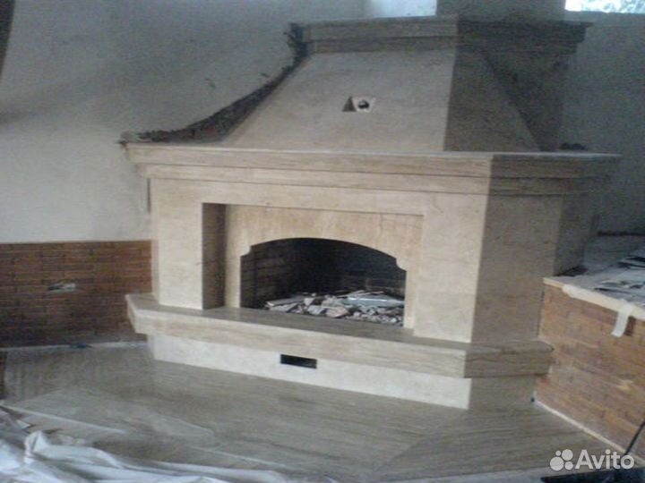 Каминный портал, + подбор камина, под ключ