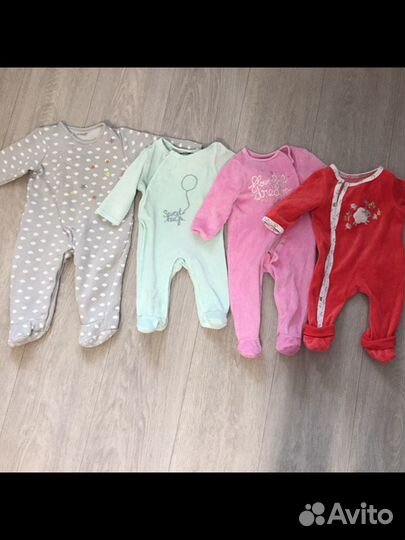 Одежда на девочку 0-9 мес