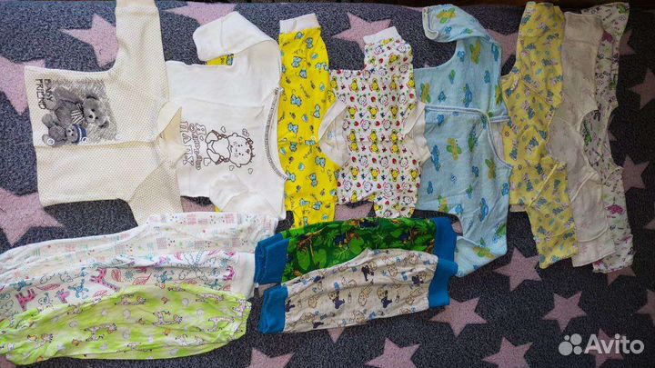 Детская одежда пакетом 0 - 9мес