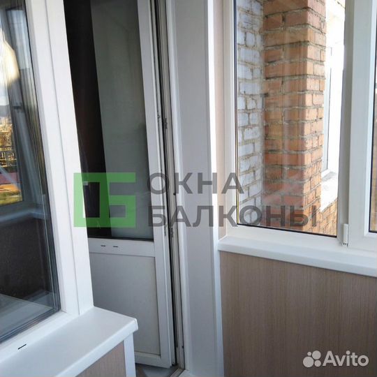 Остекление балконов. Окна пвх