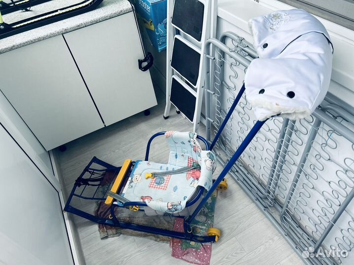 Детские зимние санки