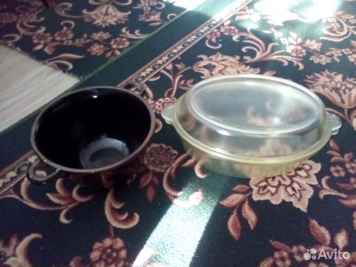 Кастрюля керамическая и форма