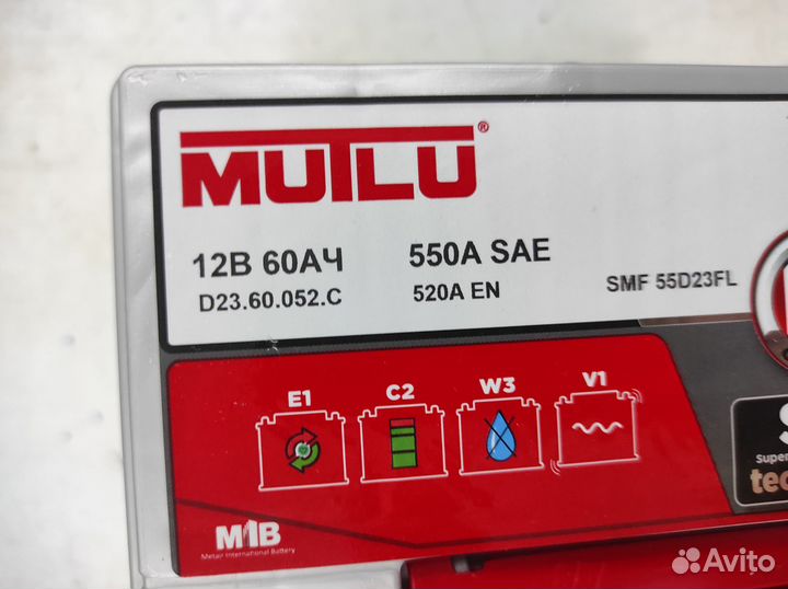 Аккумулятор 60Ач D23L Asia Mutlu SFB 550A