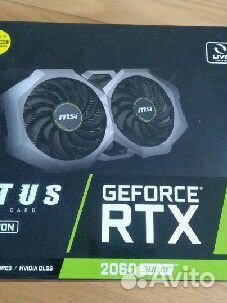 Видеокарта MSI geforce RTX 2060 super 8GB gddr6