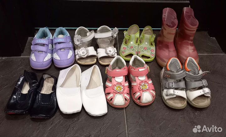 Обувь пакетом на девочку 21-24 размер