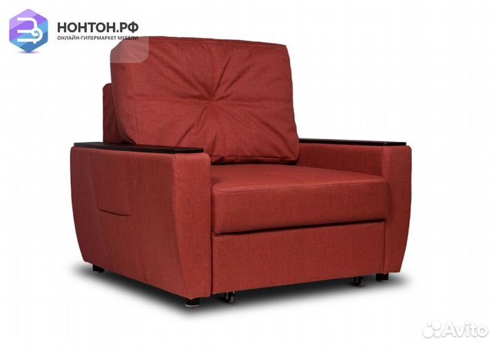 Кресло еврокнижка Дубай терракотовый