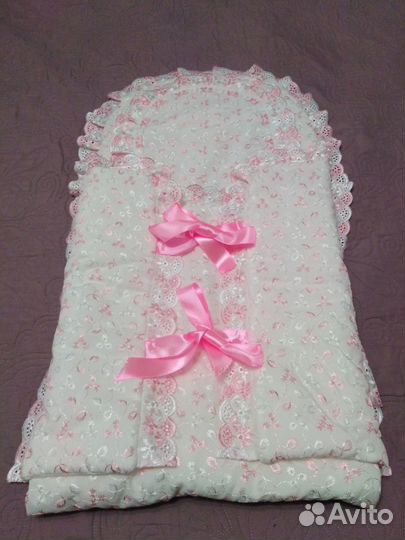 Конверт на выписку, весна осень