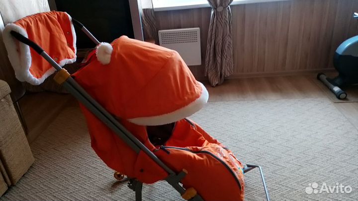 Коляска санки 