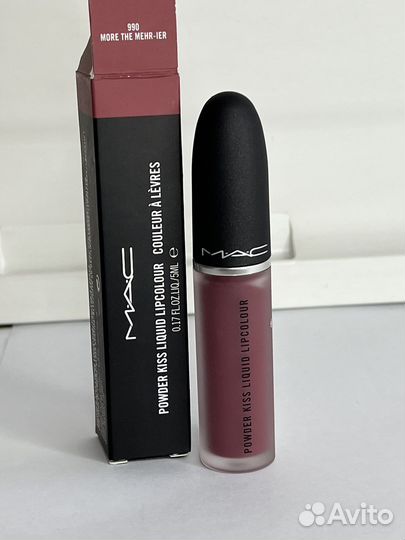 Mac Powder kiss liquid Помада#990 Mehr Оригинал