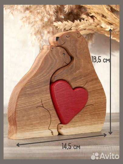 Статуэтки пара-неразлучников в подарок, в интерьер