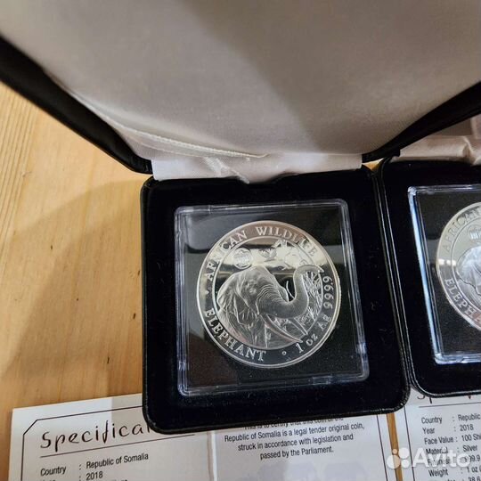 Серебряная монета Сомали 