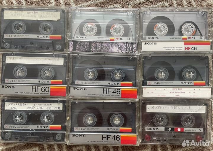 Аудиокассеты sony