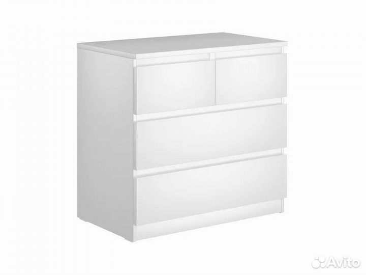 Комод 2+2 ящика Мальм(Мальта), IKEA