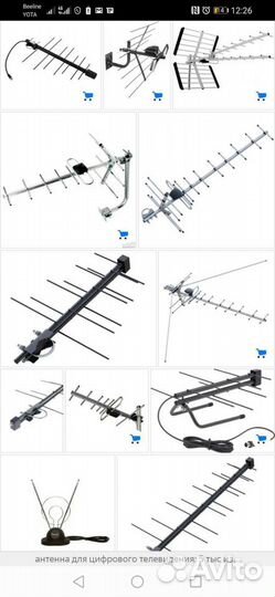 Установка антенн