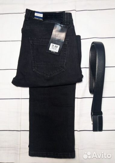 Мужские новые джинсы на флисе. Разные цвета ифасон