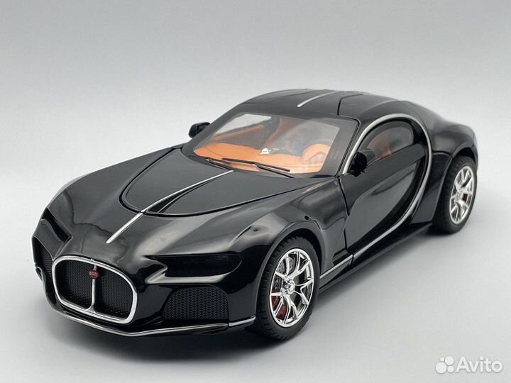 Модель автомобиля Bugatti Atlantic металл 1:24