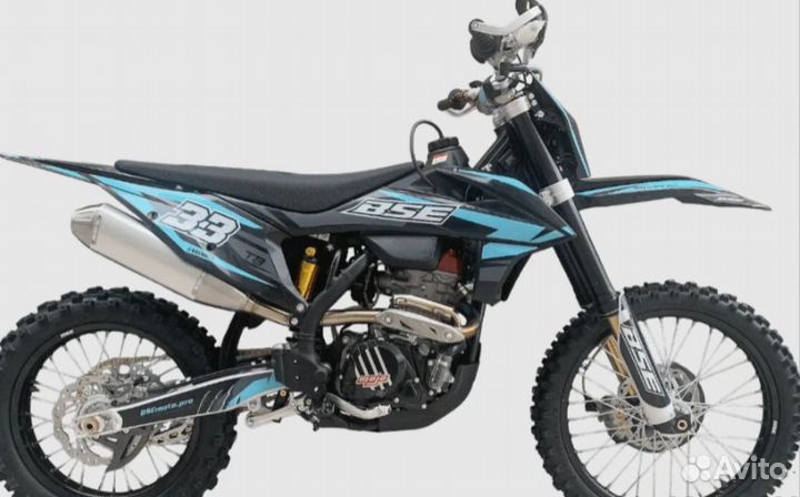 Эндуро / кроссовый мотоцикл BSE T8 Neon Blue (015)