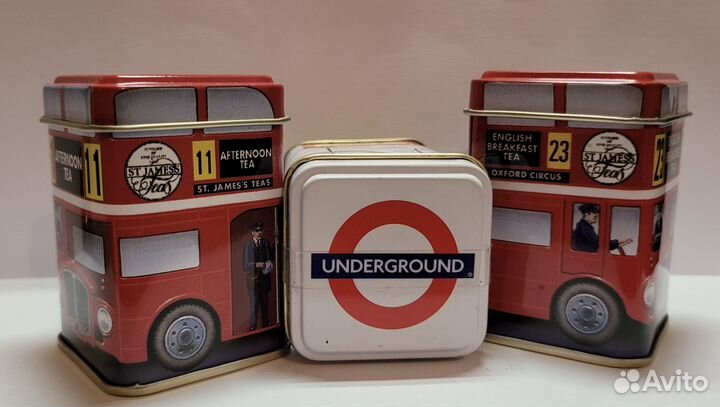 Чайная жестяная мини банка “London Tea”
