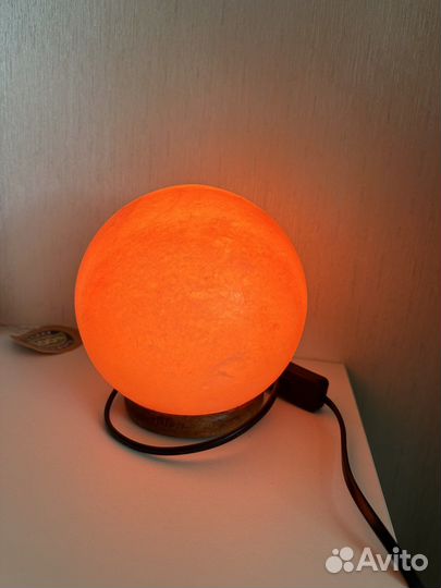 Солевой шар светильник