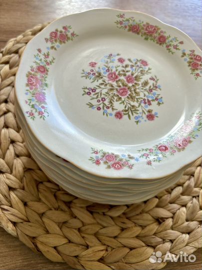 Набор тарелок, винтажная посуда