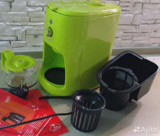 Кофеварка с кофемолкой (2 в 1), Чайник керамика