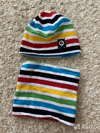 Шапка и снуд для мальчика 48 50