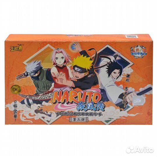 Аниме карточки Наруто 1T 3W Бокс Kayou