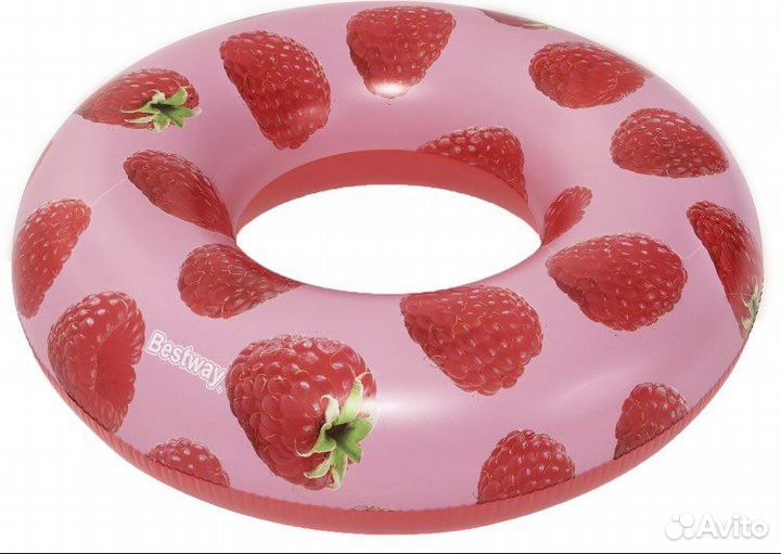 Круг надувной для плавания с ароматом малины