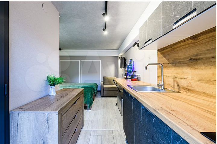 Апартаменты-студия, 17,7 м², 1/3 эт.