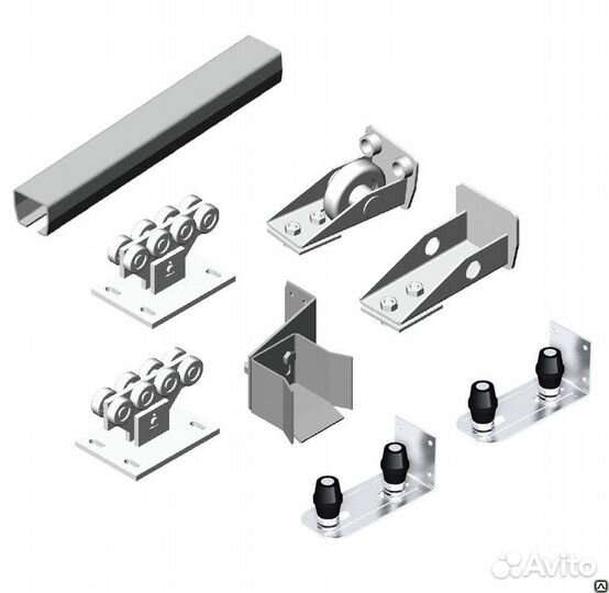 Балка с комплектующими для ворот