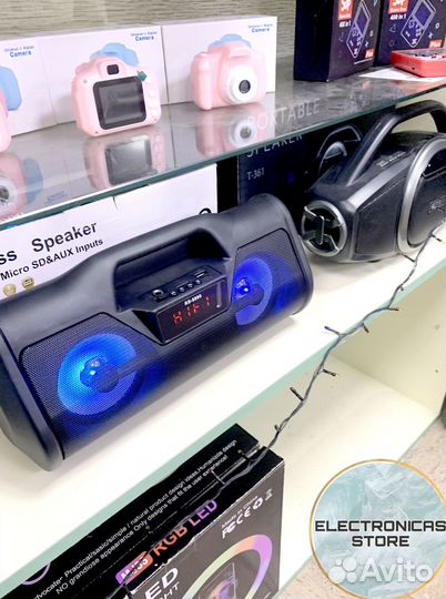 Блютуз Колонка Большая BT Speaker RS8890 Ярко