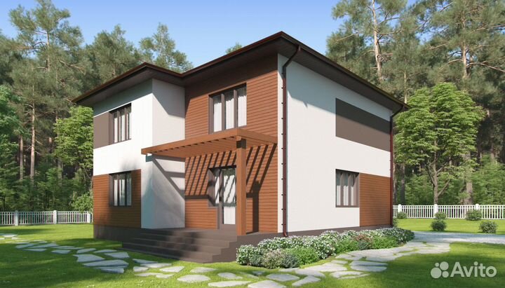 Проекты домов для ипотеки и строительства - 142 м2