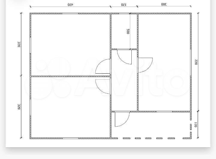 Дом 64,5 м² на участке 50 сот.