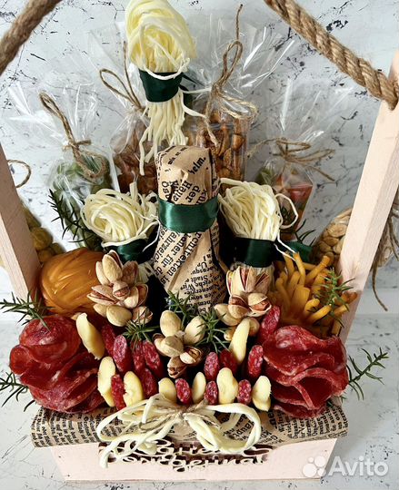 Мужской съедобный букет/корзины/наборы/подарок