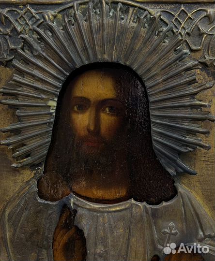 Икона старинная господь вседержитель