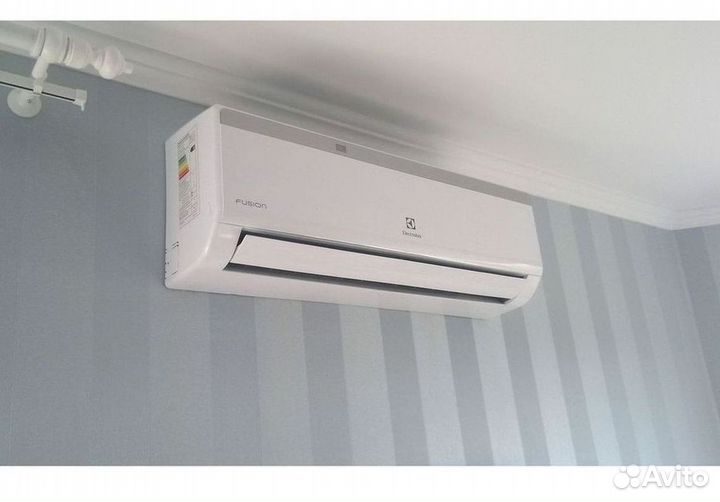 Сплит система с установкой