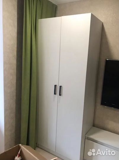 Шкаф Рик платяной белый