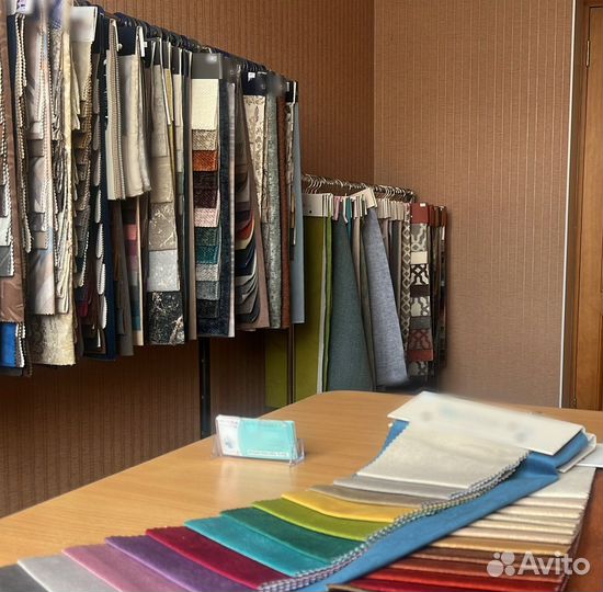 Ткань мебельная (флок, велюр, рогожка.)