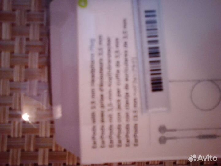 Наушники apple earpods оригинал, б/у, не работают