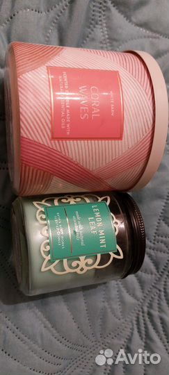 Bath body works свеча 2шт