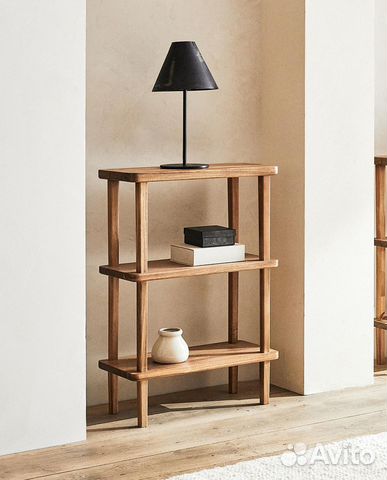 Zara home деревянная этажерка