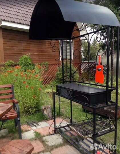 Беседка с мангалом