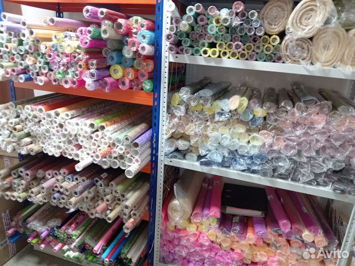 Пленка, бумага, сетка для цветов