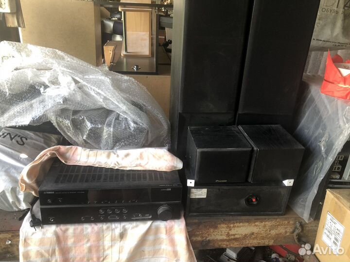 Ресивер yamaha и колонки pioneer