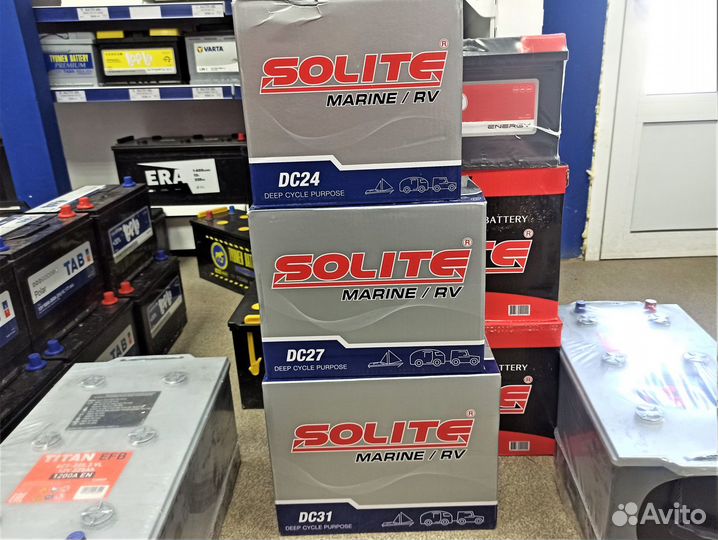 Тяговый аккумулятор 105Ач Solite Marine DC31