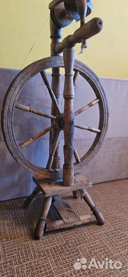 Прялка деревянная старинная